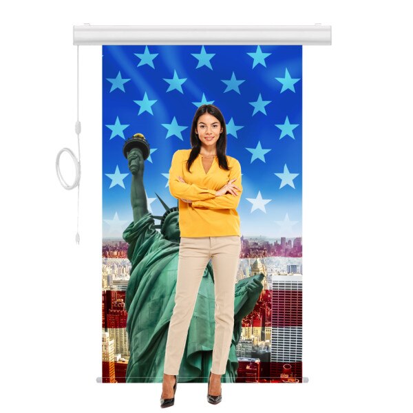 Custom Printed XL Remote-Controlled Backdrop 48
