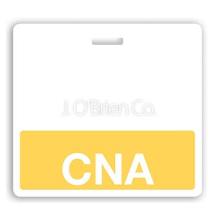 LPN Horizontal Badge Buddy With Green Border - Licensed Practical Nurse ID Card Backer Clip