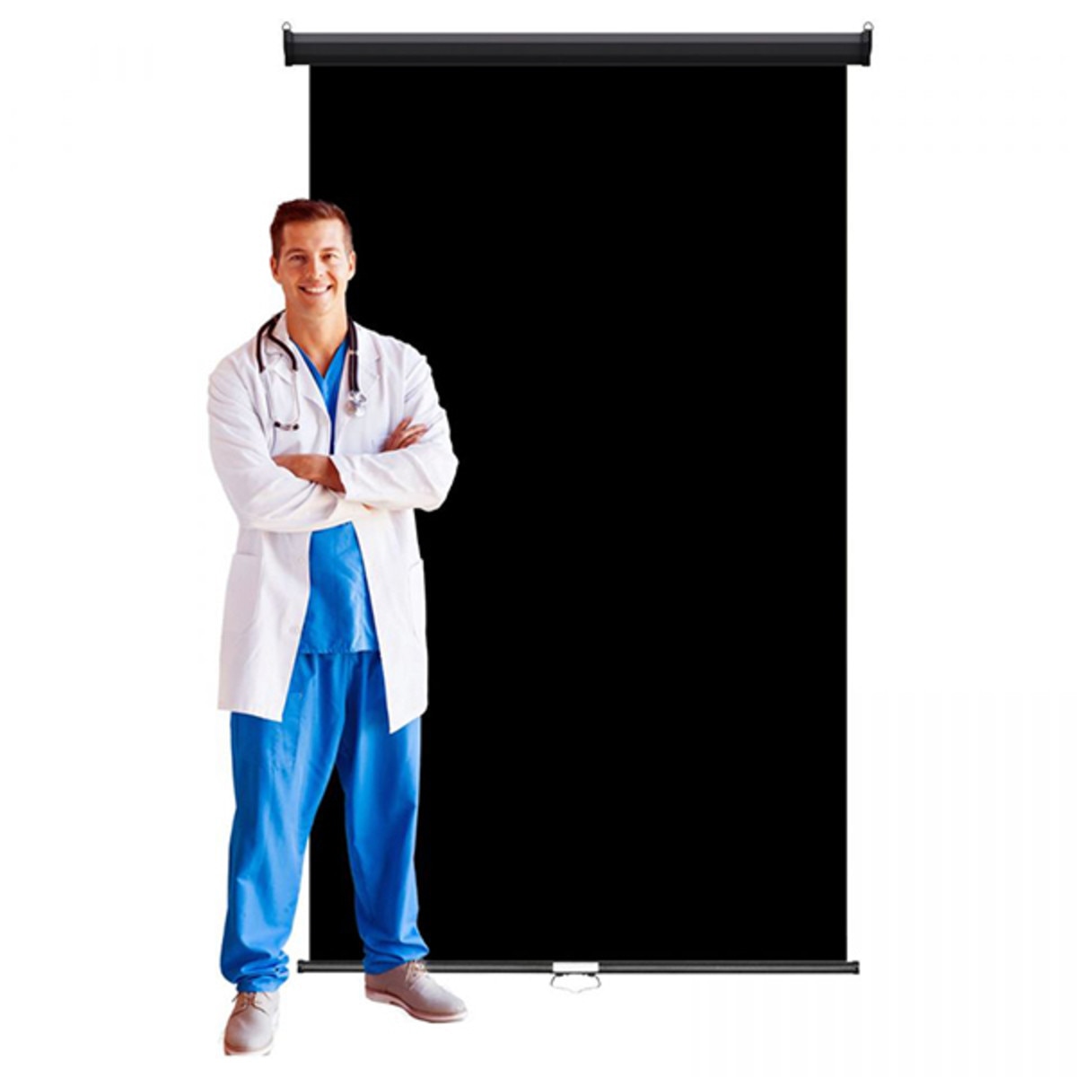 BadgePlus RPBB48 Heavy-Duty Backdrop - J. O'Brien
