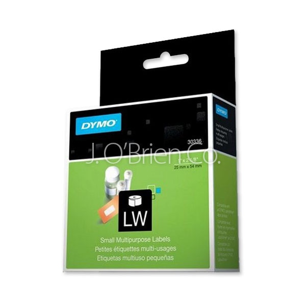 30336 Dymo Labelwriter Multipurpose Labels 1 quot x 2 1/8 quot 500/roll
