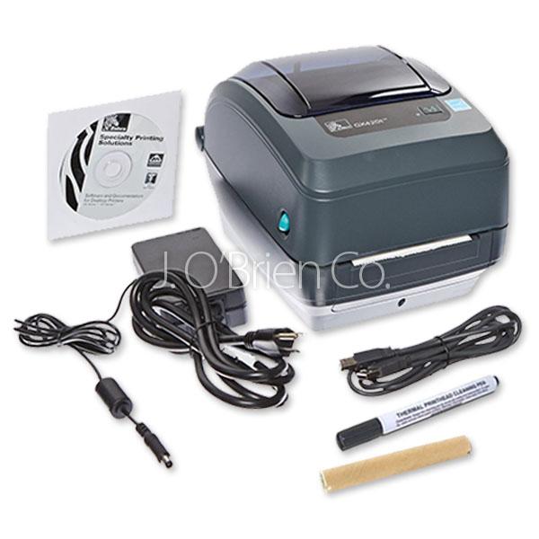 Badge Label Printer Zebra GX420T Thermal Transfer Desktop Printer Cutter  J. O'Brien